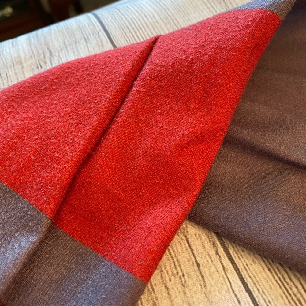 Red Shirt with Stripes on Sleeves - Picture 2 of 8